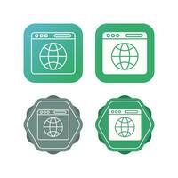 Browser Vector Icon