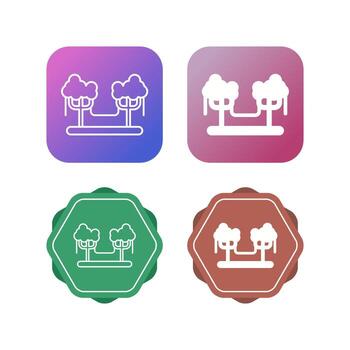 icono de vector de selva tropical