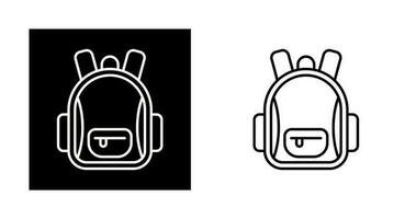 icono de vector de mochila