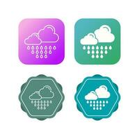 Rain Vector Icon