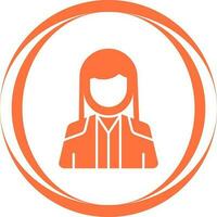 icono de vector femenino