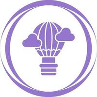 Hot Air Balloon Vector Icon