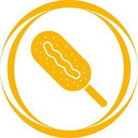 icono de vector de corndog