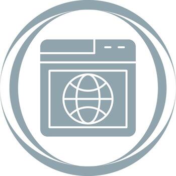 Web Browser Vector Icon
