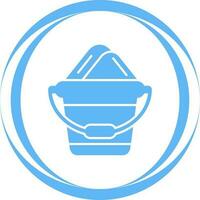 Sand Bucket Vector Icon