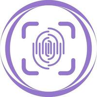 Fingerprint Vector Icon