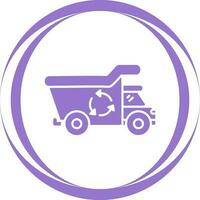 Recycling Truck Vector Icon