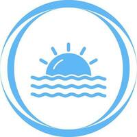 Sunset Vector Icon
