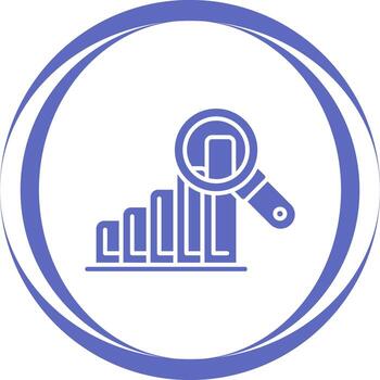 icono de vector de análisis