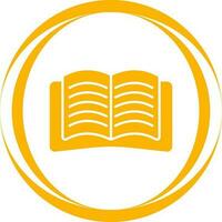 Open Book Vector Icon