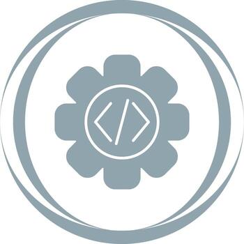 icono de vector de codificación