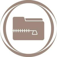 Zip File Vector Icon