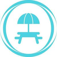 Camping Table Vector Icon