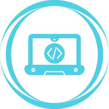 icono de vector de codificación