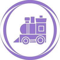 icono de vector de tren de juguete