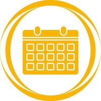 icono de vector de calendario