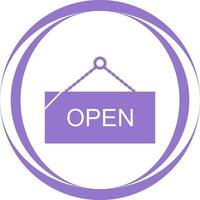 Open Tag Vector Icon