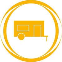 Camping Trailer Vector Icon
