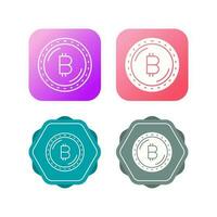 Bitcoin Currency Vector Icon