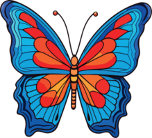 beauté papillon vecteur formater pastel couleurs ai génératif png