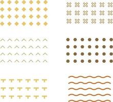 Memphis Geometric Asset.  Memphis design, retro element for design decoration.Vector Pro vector