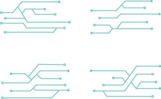 Tech Circuit Futuristic background. Technology connection digital data and big data concept.Vector pro vector