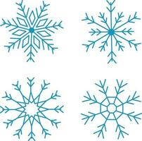 Snowflake. snowflakes icon vector. For design decoration.Vector illustration vector