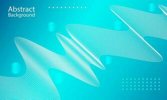 Vector abstract background of wavy wallpaper veils texture lines in blue illustration gradient colors