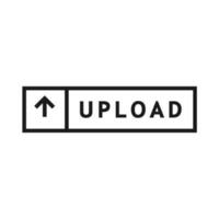 upload button illustration, download button vector