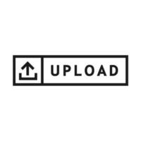 upload button illustration, download button vector