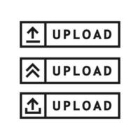 upload button illustration, download button vector