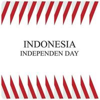 independencia día de Indonesia vector diseño modelo