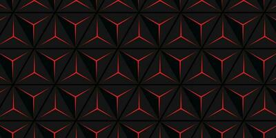 Background with triangular geometric shapes pyramids in dark shades with 3d render background vector
