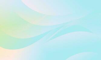 Abstract Gradient green blue liquid Wave Background vector