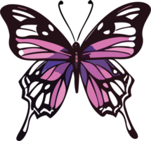 belleza mariposa vector formatina pastel colores ai generativo png