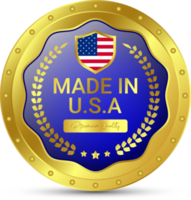 3d realistisk glansig tillverkad i USA bricka, tillverkad i de förenad stater, tillverkad i de USA emblem, amerikan flagga, tillverkad i USA täta, tillverkad i USA märka, ikoner, original- produkt, transparent png