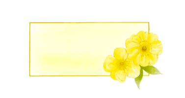 waterverf bloemen krans boeket etiket insigne png
