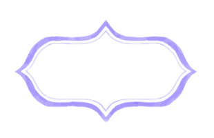 acuarela púrpura etiqueta Insignia png