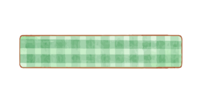 Watercolor cute pattern ribbon label element png