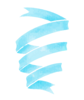 waterverf blauw etiket insigne element png