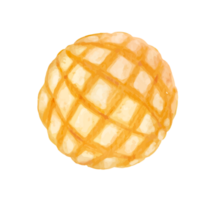 junquillo un pan panadería acuarela png