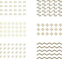 Memphis Geometric Asset.  Memphis design, retro element for design decoration.Vector Pro vector