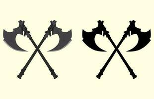 Camping Axe Vector illustration, Camp Axe Silhouette