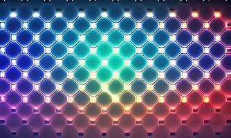 Abstract futuristic digital geometric technology hexagon background,. photo