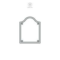 Frame icon symbol vector illustration isolated on white background