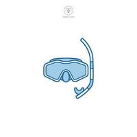 Scuba Gear icon symbol vector illustration isolated on white background