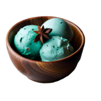 glacé menthe Chocolat génératif avec ai png