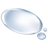 Pure Clear Water drop, Isolated Rain Drop,Element Design for concept of Ecology and World Water day png