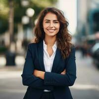 Young happy professional business woman photo