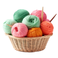 Knitting kit isolated png